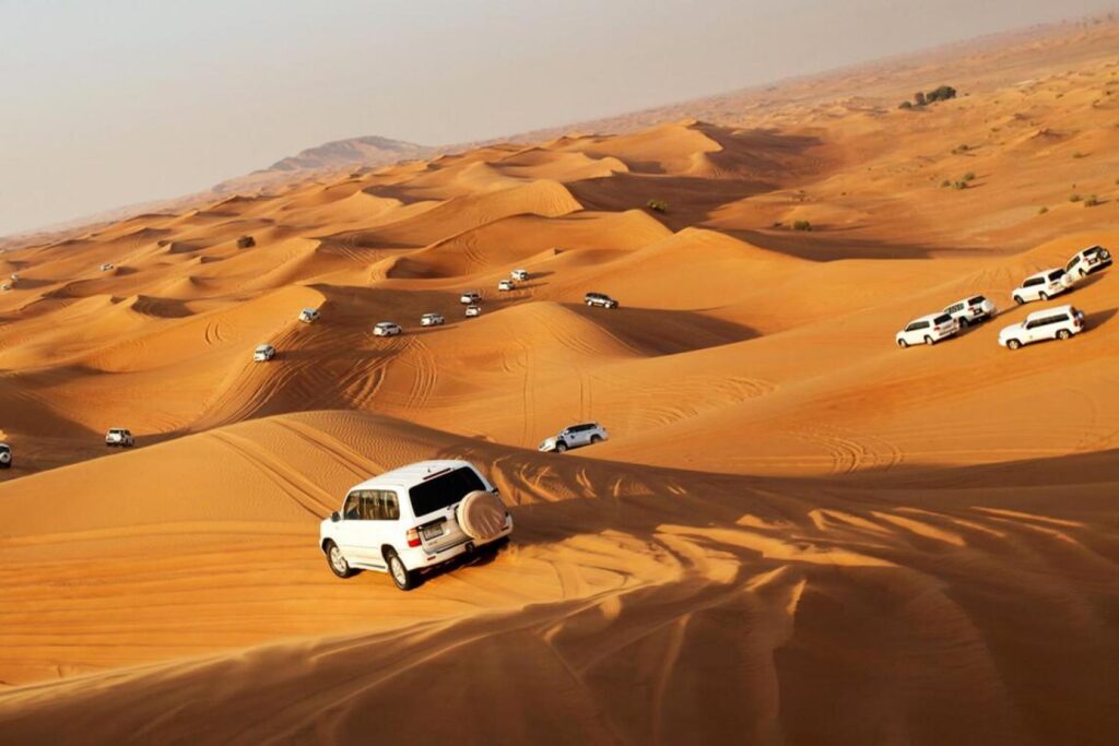 Dubai sivatagi szafari